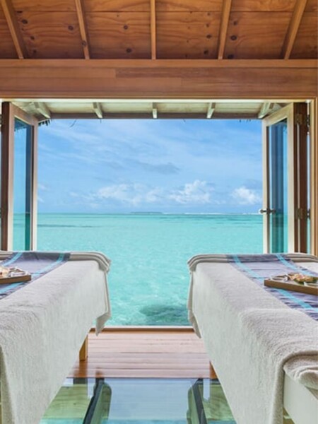 Overwater Spa på Conrad Maldives Rangali Island, Maldiverne