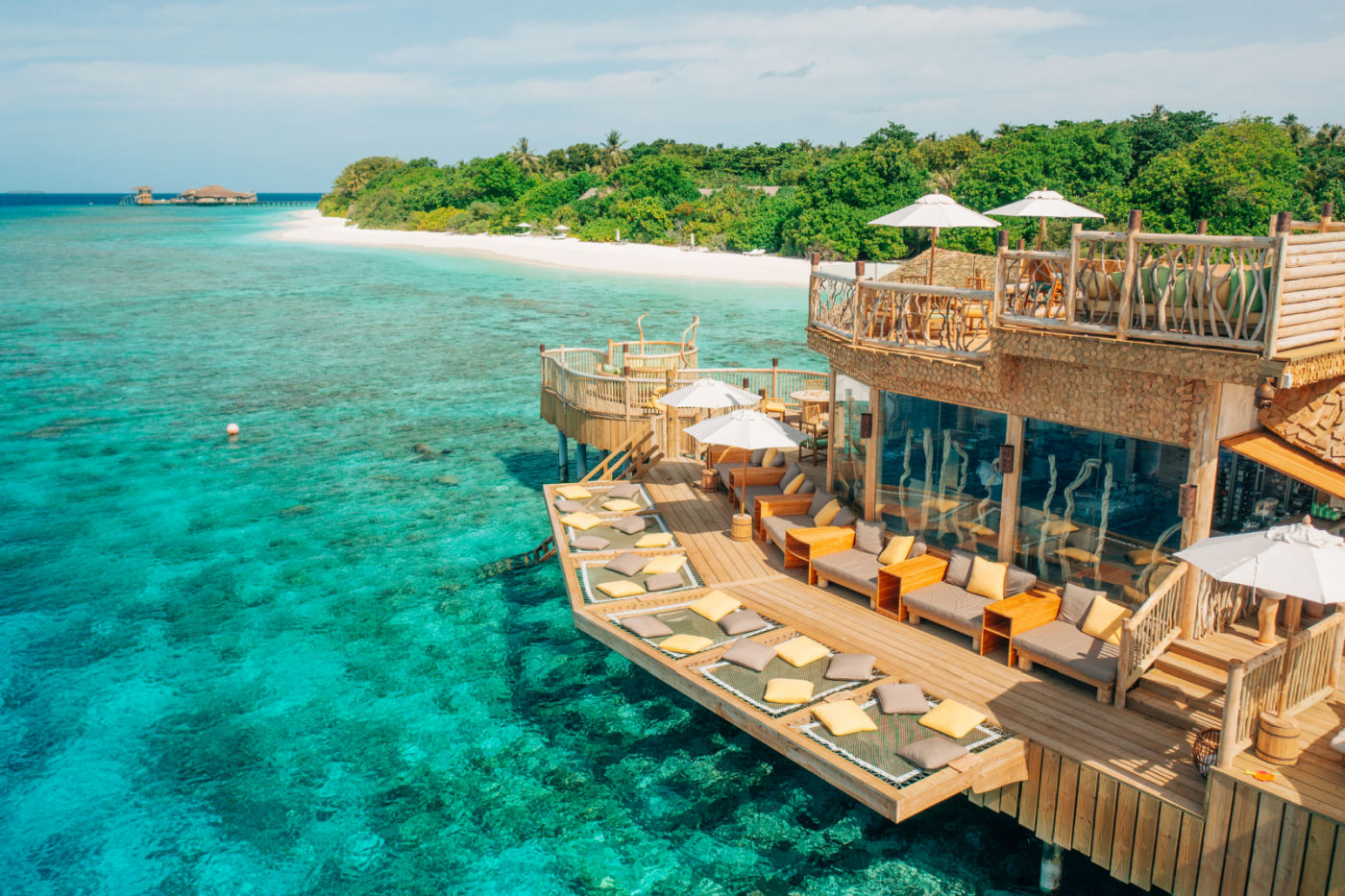 Restauranten Out of the Sea på Soneva Fushi, Maldiverne