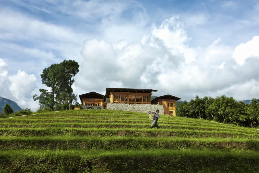 Como Uma Punakha, Bhutan udsigt