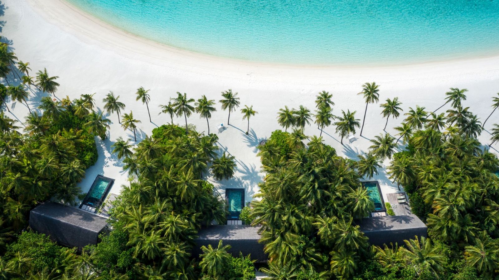 Panorama udsigt set oppefra på One&Only Le Saint Geran, Mauritius