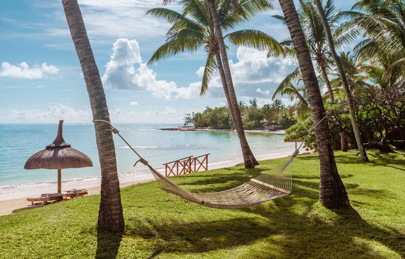 Stranden ved One&Only Le Saint Gerán på Mauritius