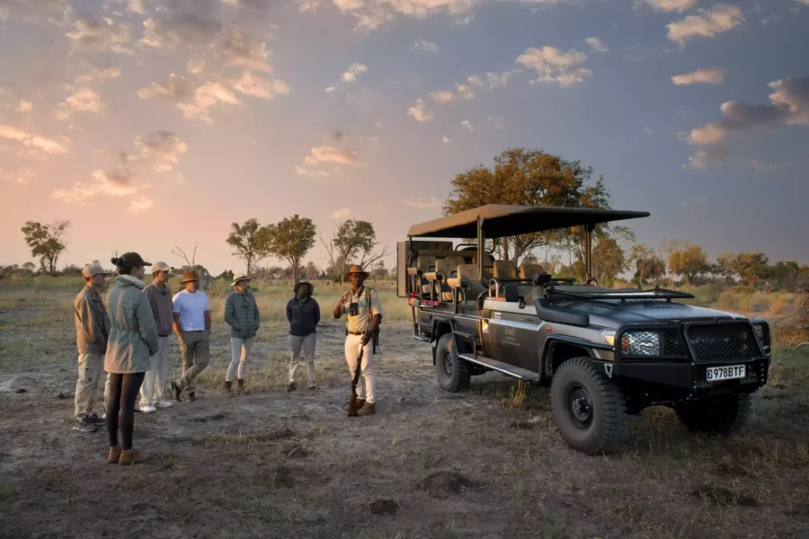 Safari fra Atzaró Okavango Camp i Botswana, Afrika