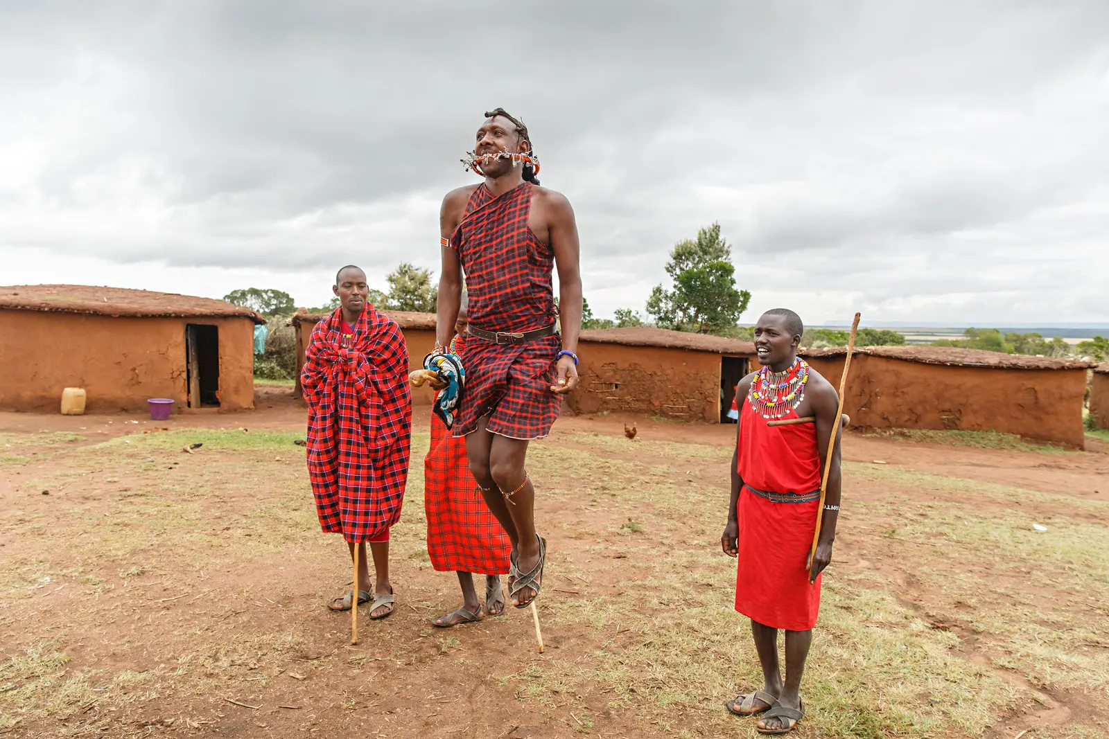 Besøg en masai landsby under ferien på House in the Wild i Kenya, Afrika