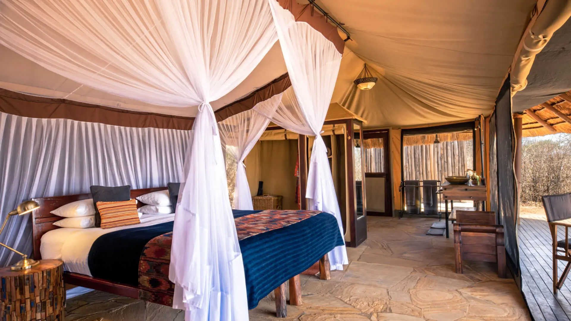 Telt på Asilia Oliver´s Camp, Tanzania