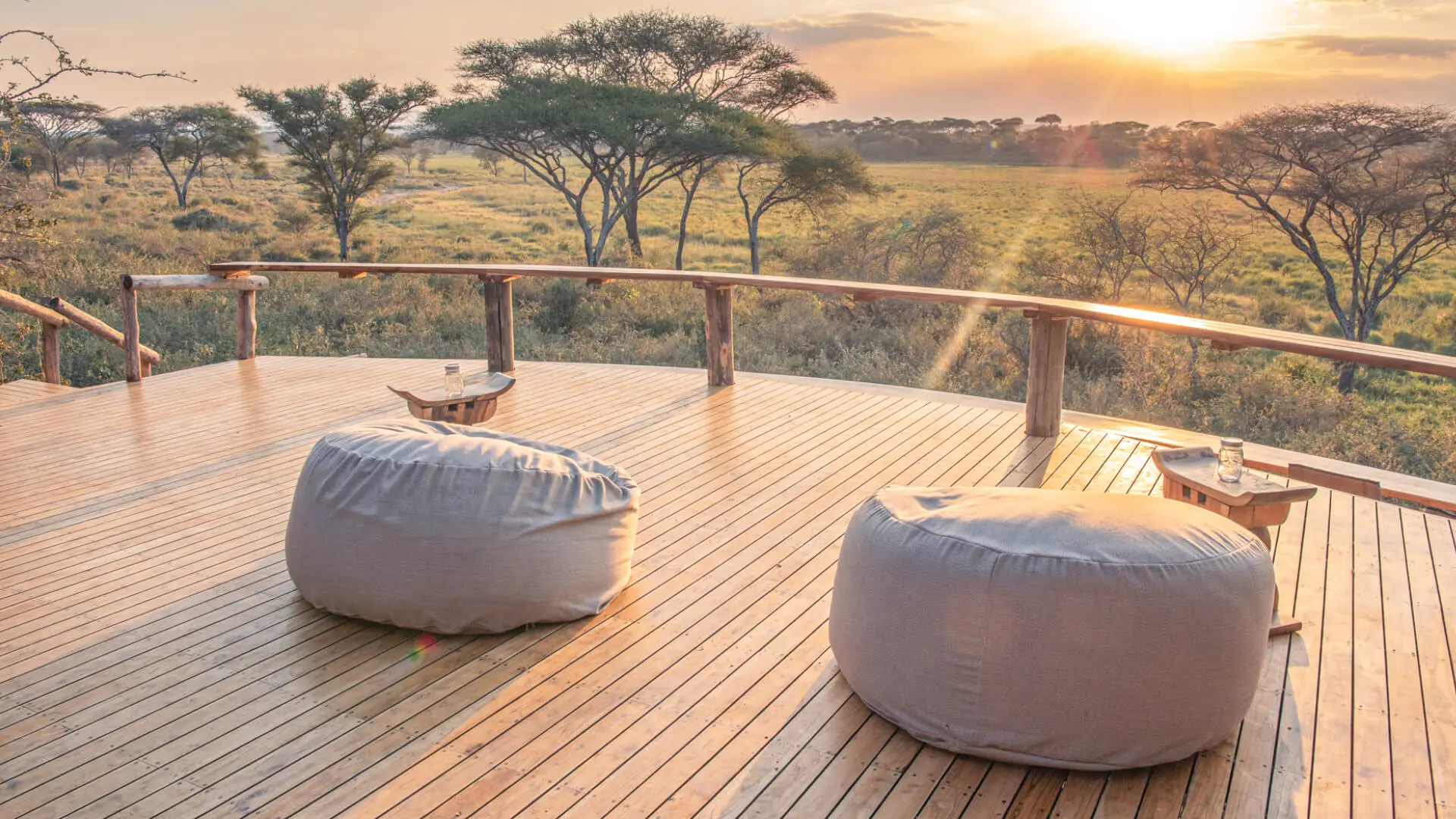 Udsigtsplatform på Asilia Oliver´s Camp, Tanzania