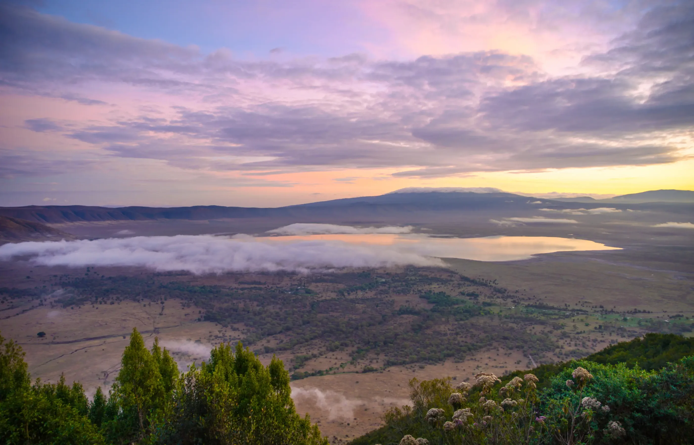 Ngorongoro krateret i Tanzania, Afrika