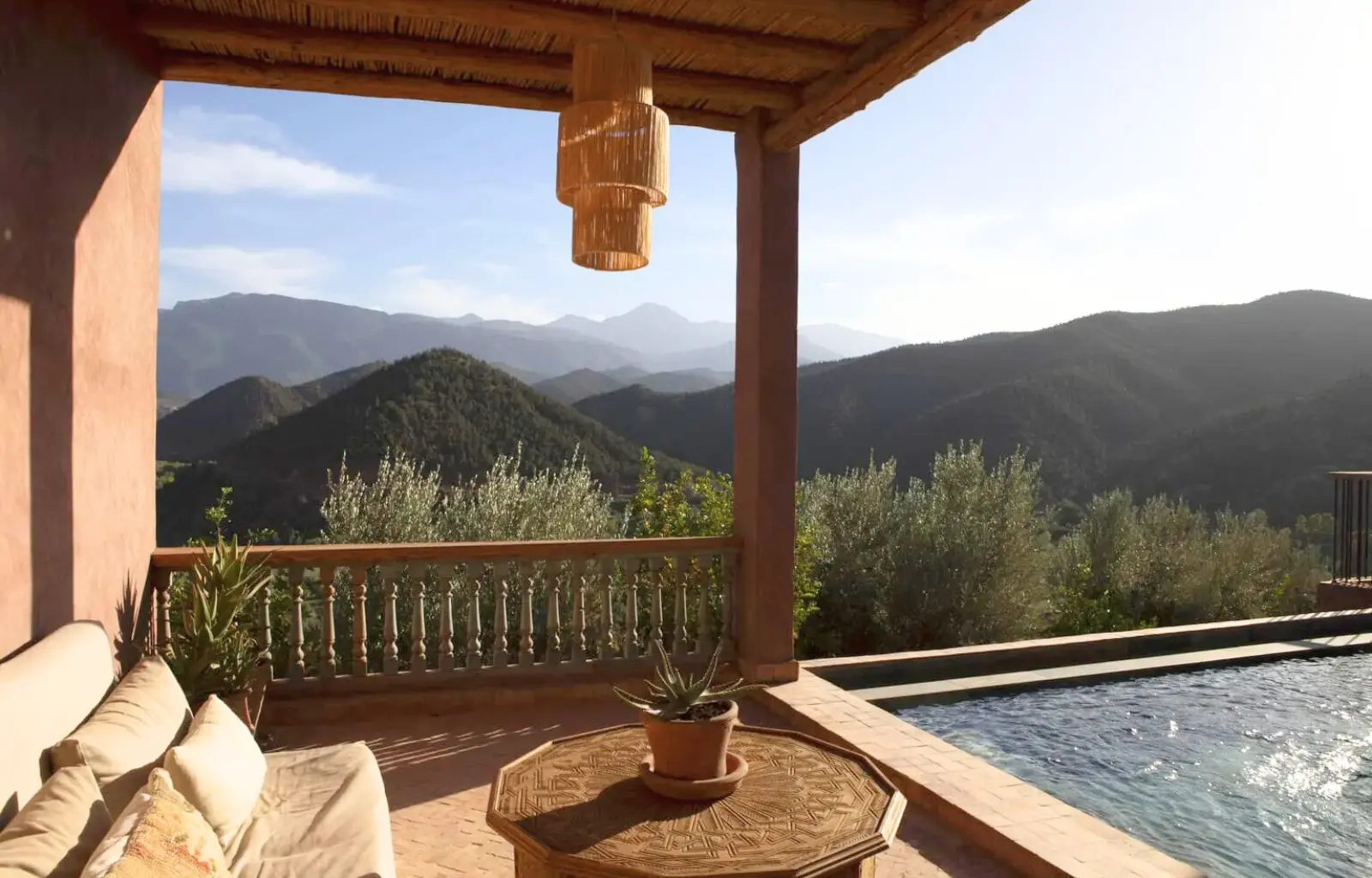 2-vær. Pool Suite på Kasbah Bab Ourika, Marokko