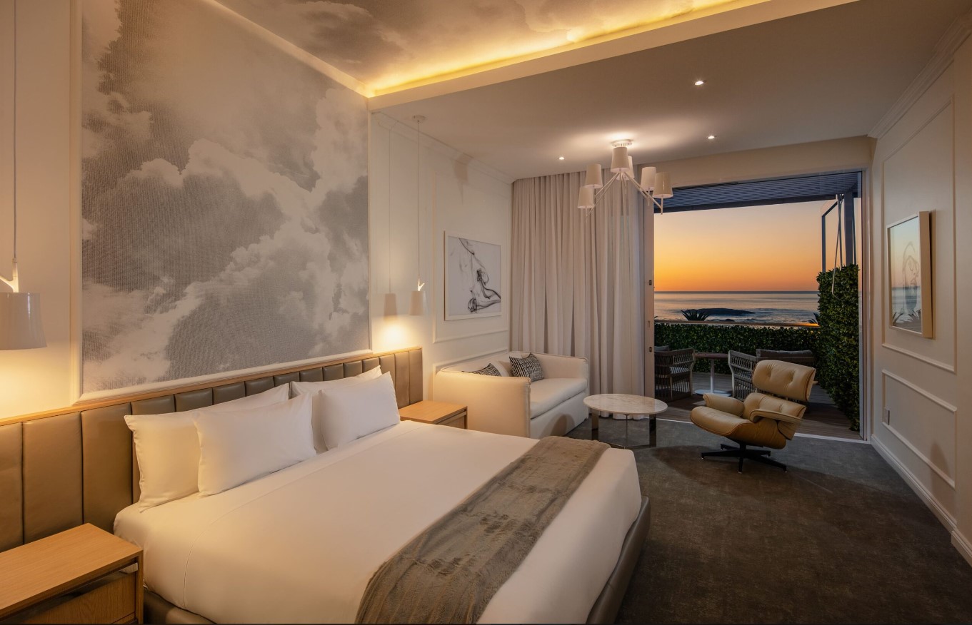 Studio Sea med havudsigt på The Marly Boutique Hotel i Cape Town, Sydafrika