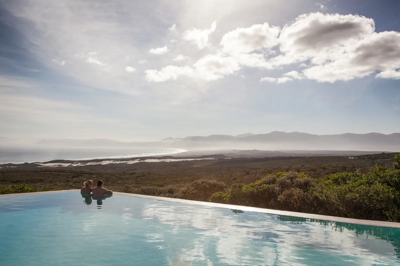 Poolen på Forest Lodge, Grootbos Nature Reserve, Sydafrika