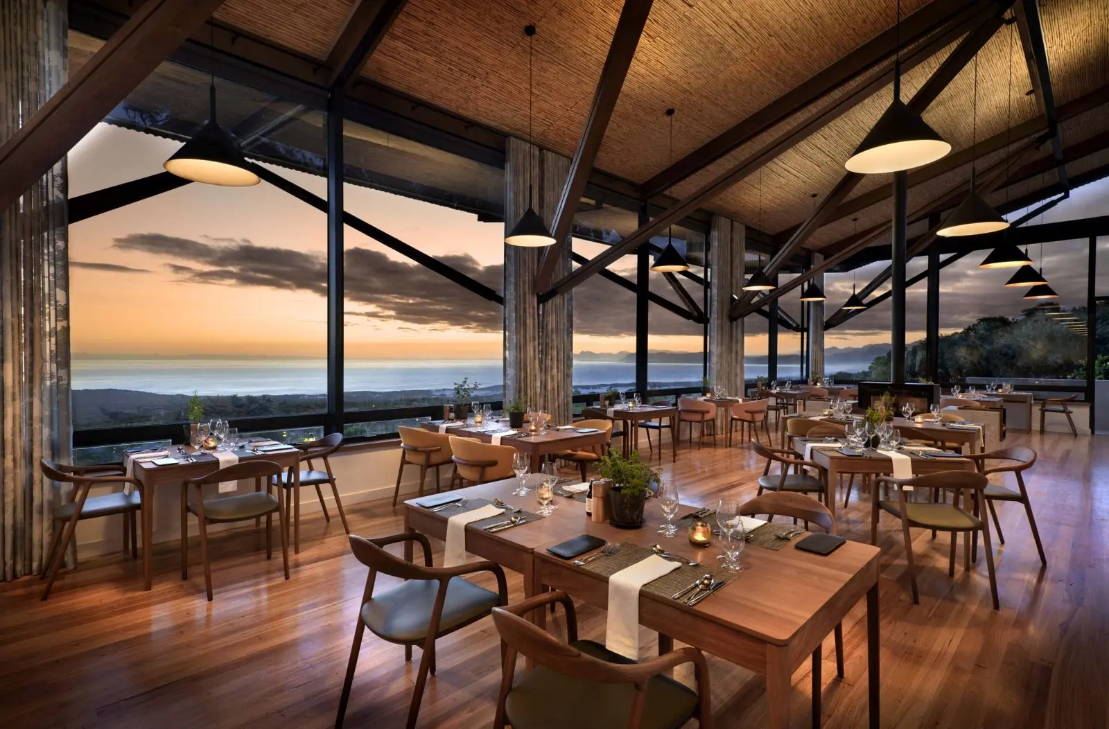 Restauranten på Garden Lodge, Grootbos Nature Reserve, Sydafrika