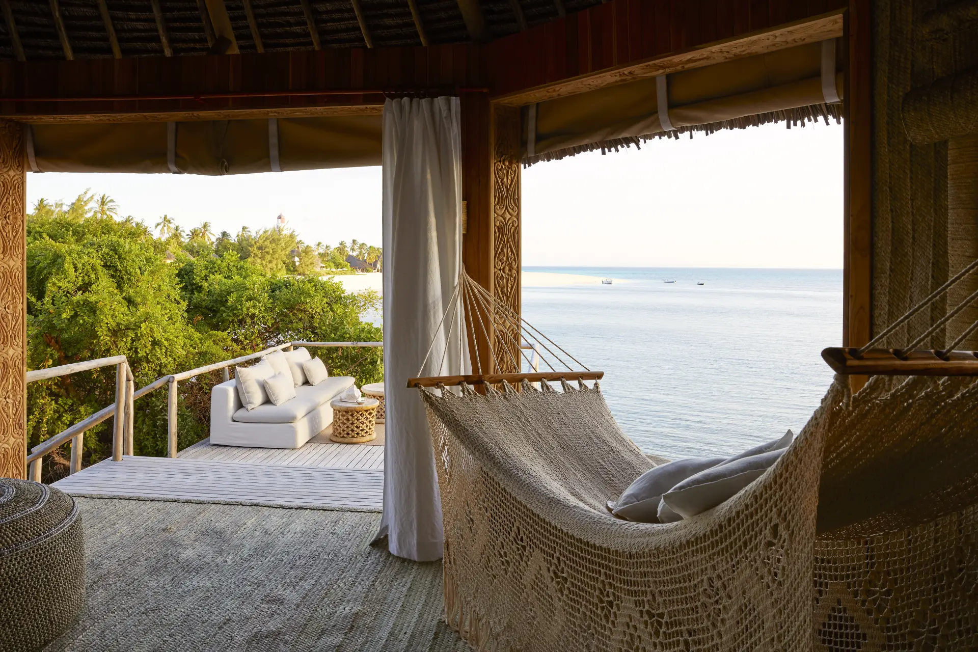Coral Villa på Laba Fanjove Island i Tanzania, Afrika