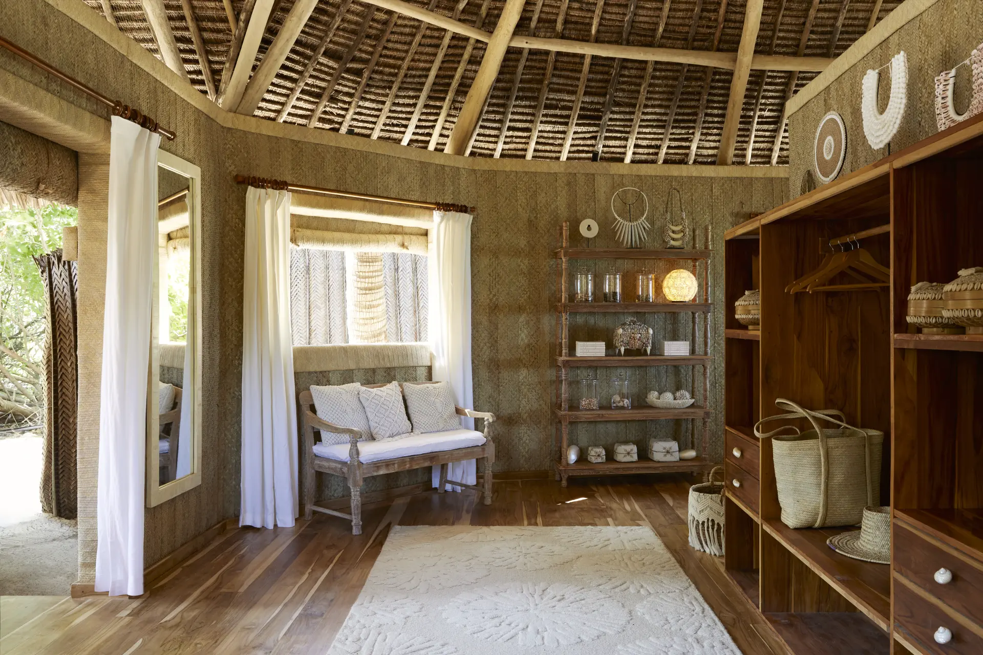 Entre til familievilla på Laba Fanjove Island i Tanzania, Afrika