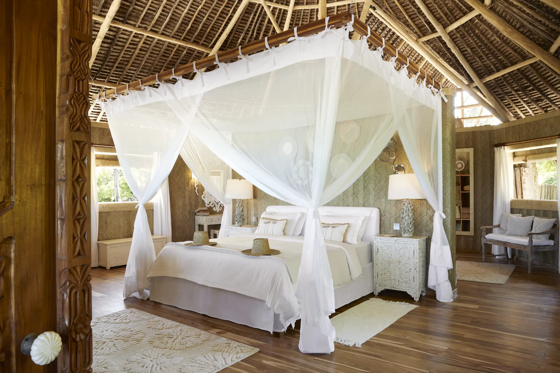 Soveværelse i villa på Laba Fanjove Island, Tanzania