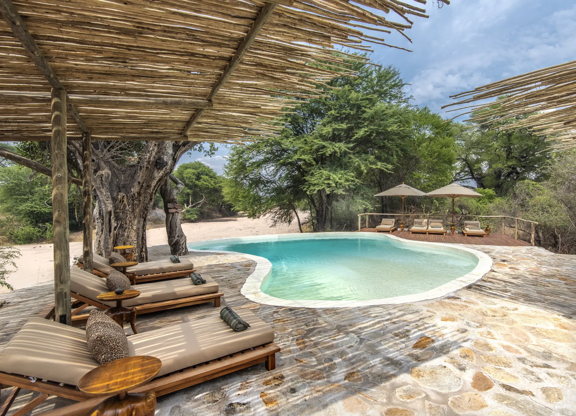 Poolen på Laba Jongomero i Tanzania, Afrika