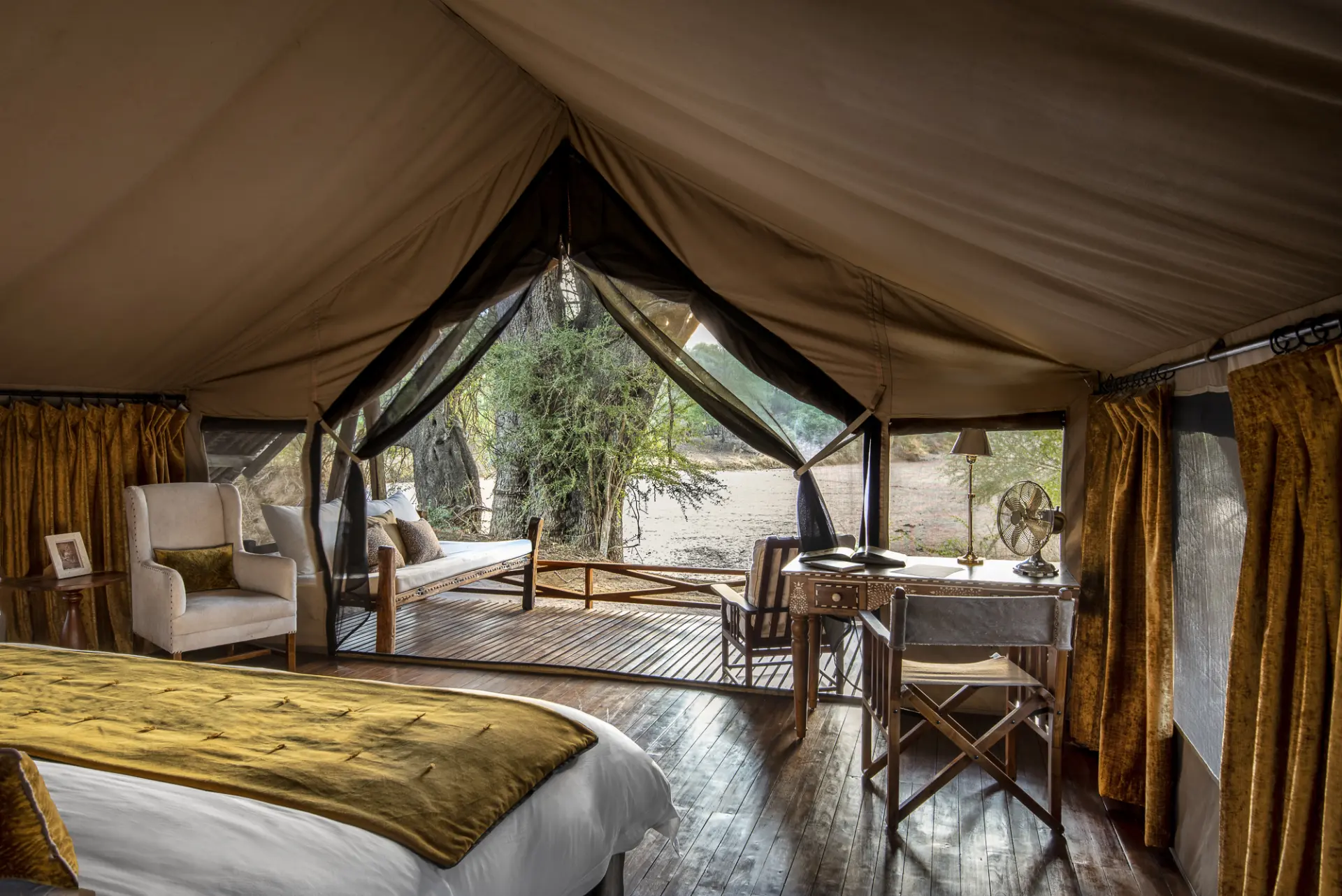 Telt suite på Laba Jongomero i Tanzania, Afrika