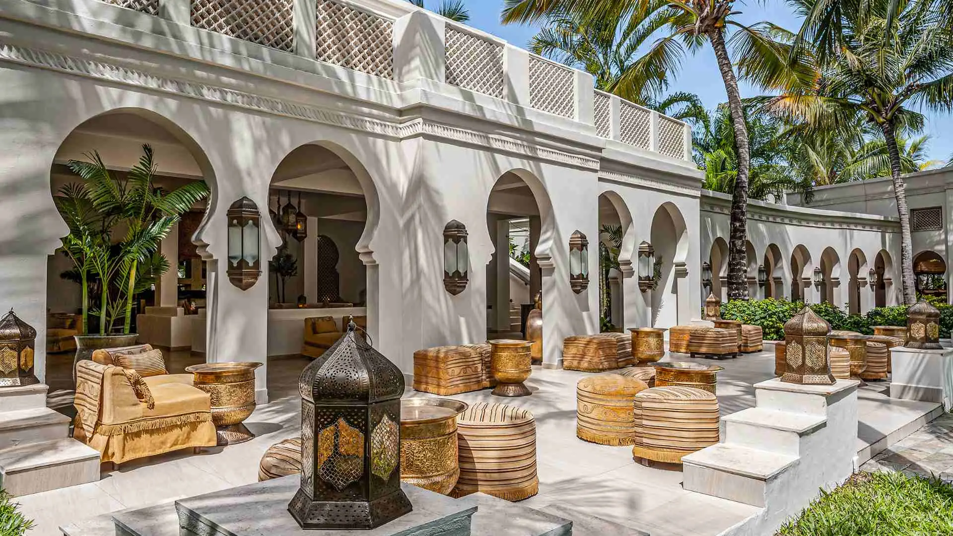 Terrasse og lounge på Baraza Resort & Spa, Zanzibar