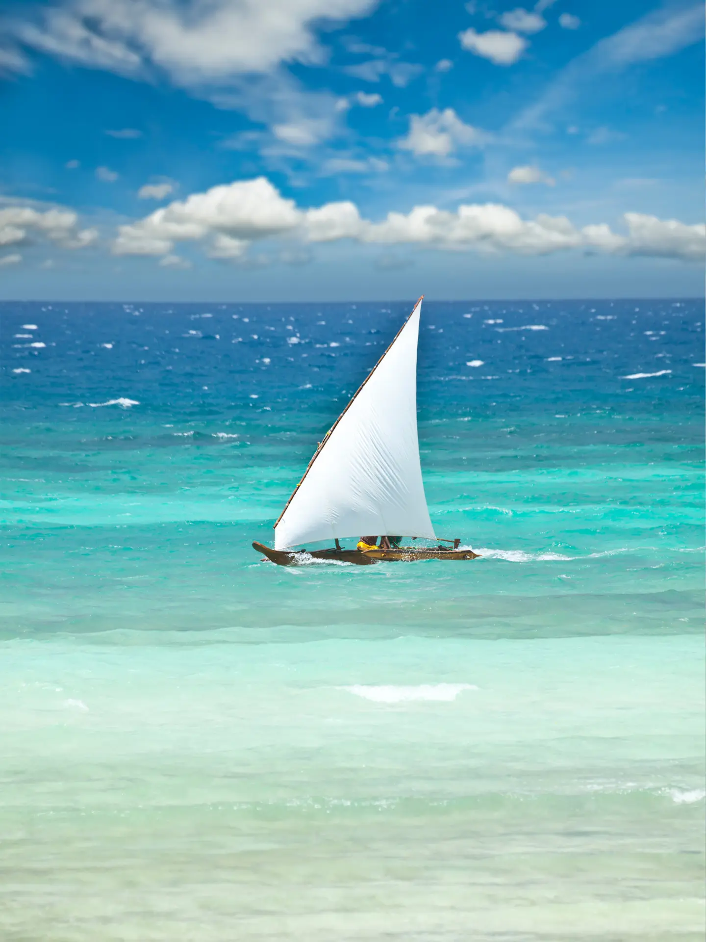 Dhow - klassisk båd på Zanzibar
