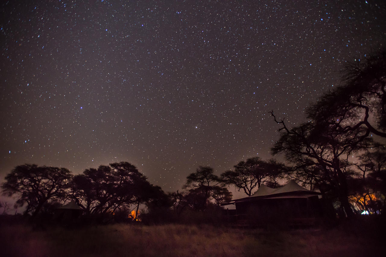 Nattehimmel over Somalisa Camp, Hwange National Park, Zimbabwe