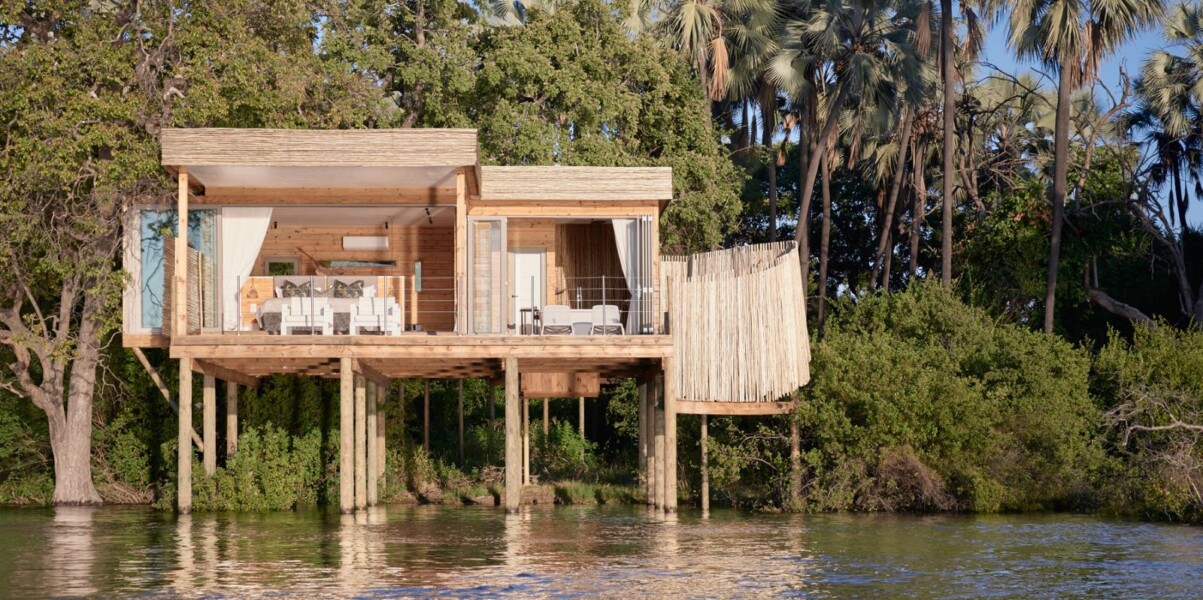 Treehouse Suite på Victoria Falls River Lodge, Zimbabwe