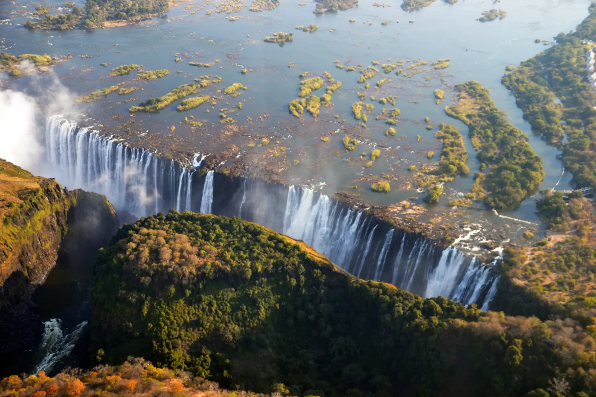 Victoria Falls i Zimbabwe, Afrika