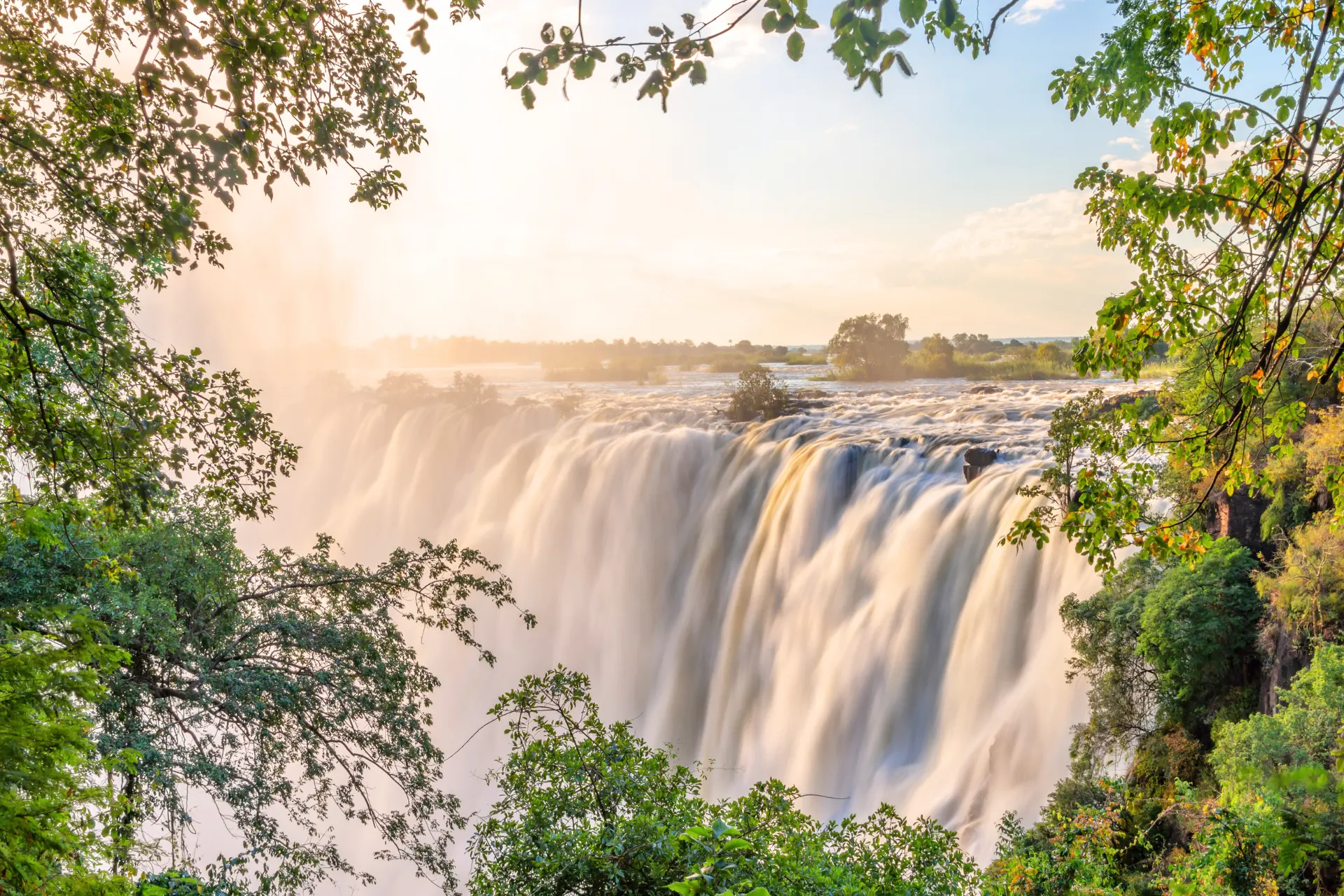 Victoria Falls i Zimbabwe, Afrika