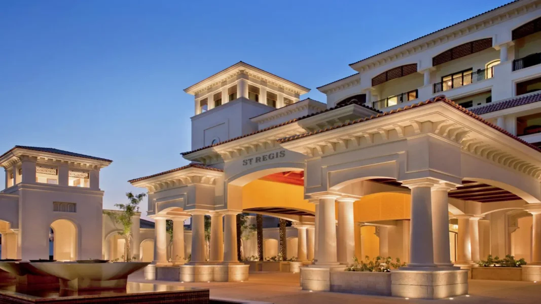 Hovedindgang til The St. Regis Saadiyat Island Resort, Abu Dhabi