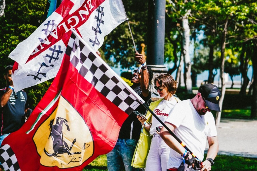 Formel 1 fans i Baku i Azerbajsdsjan