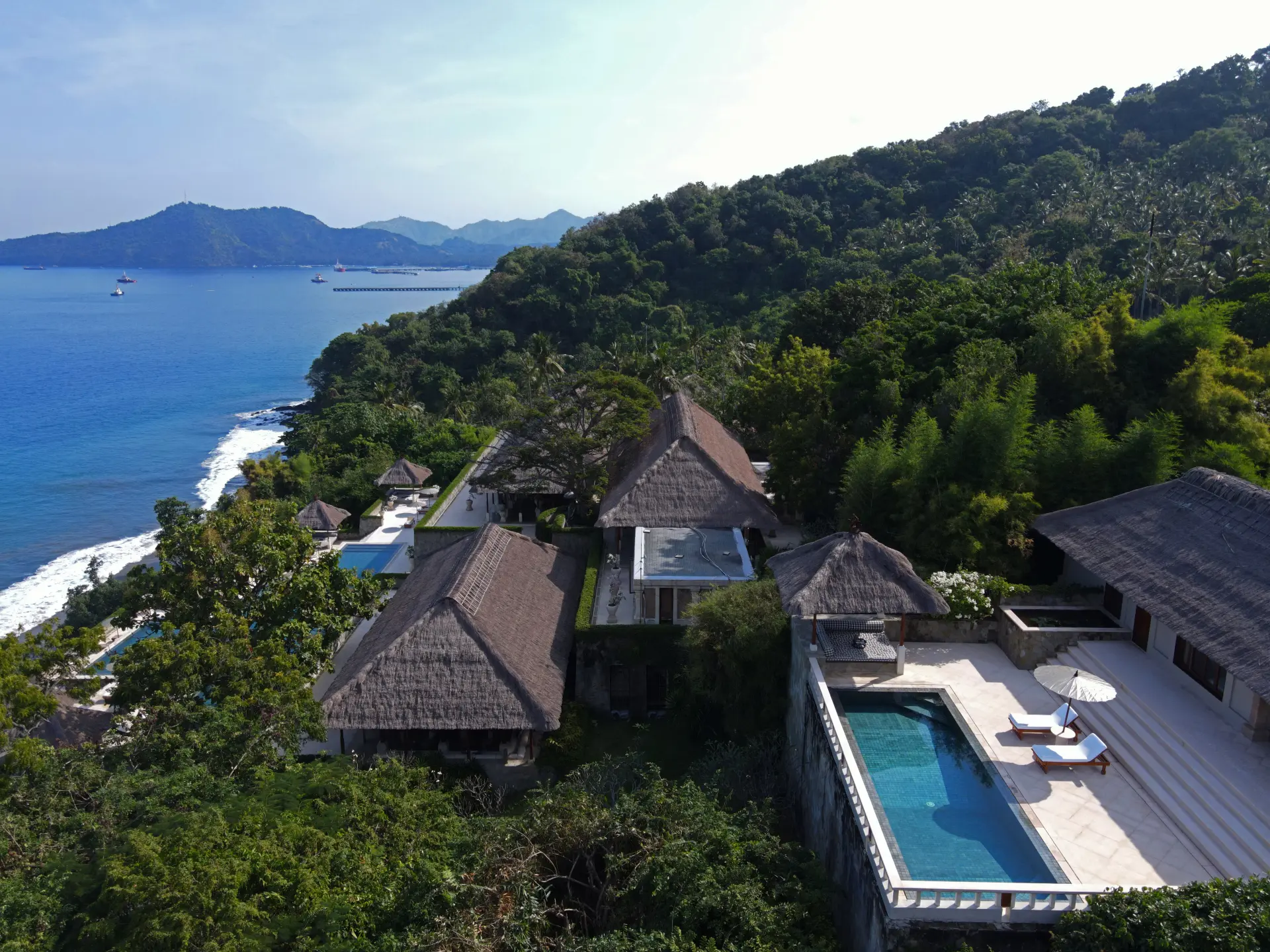 Pool Villa på Amankila på Bali
