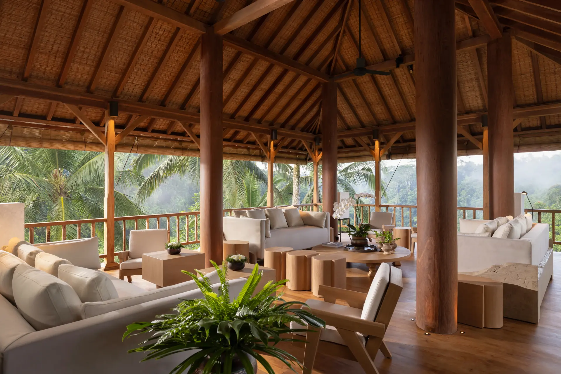 Fællesareal på Como Shambala på Bali