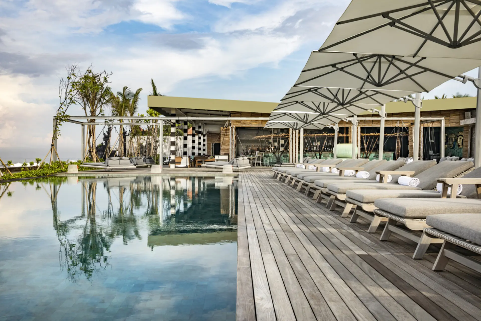 Pool på Como Uma Canggu på Bali