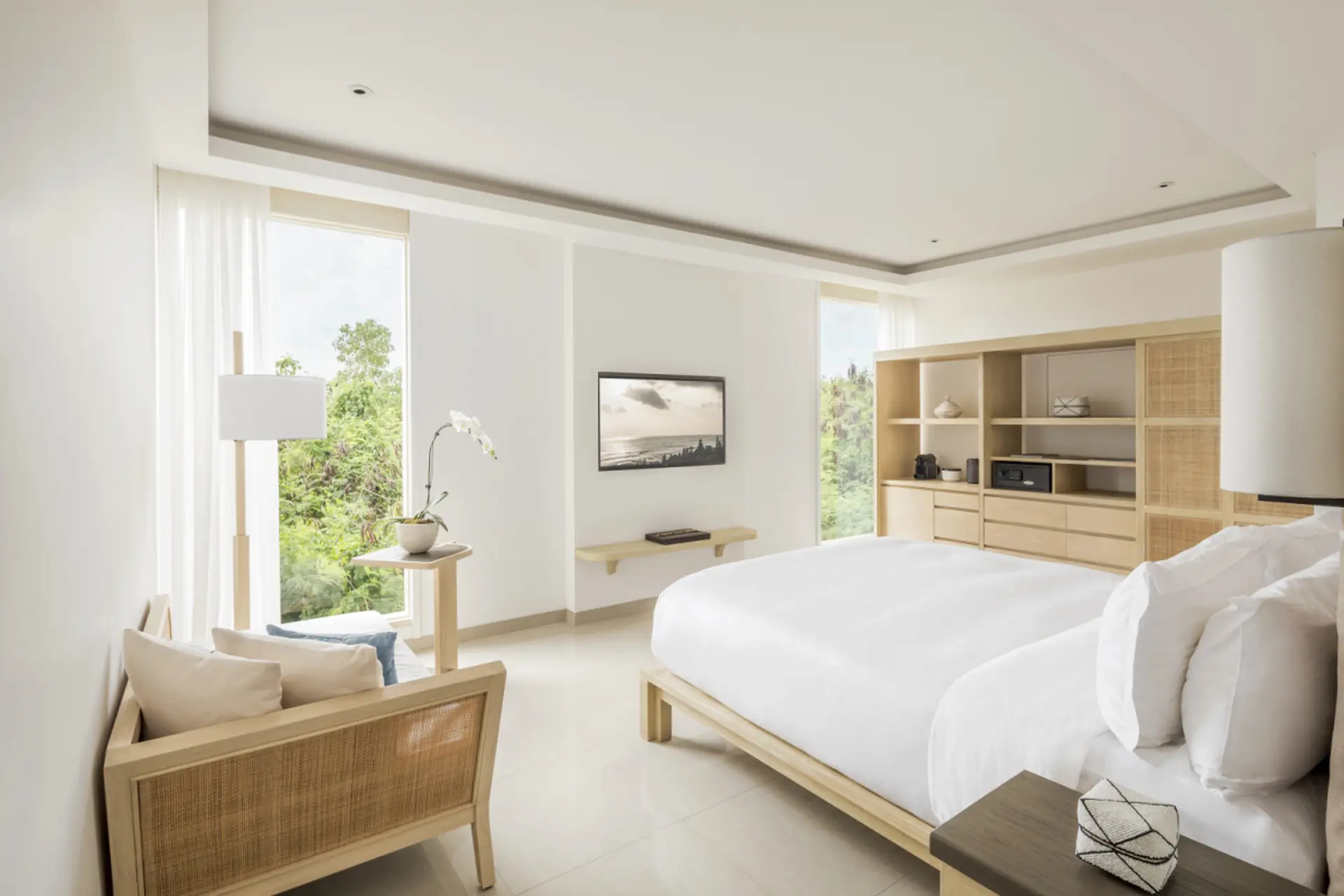 Soveværelse på Como Uma Canggu på Bali