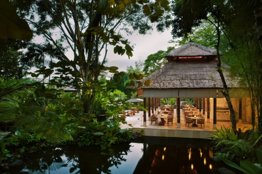 Kemiri restaurant på COMO Uma Ubud på Bali