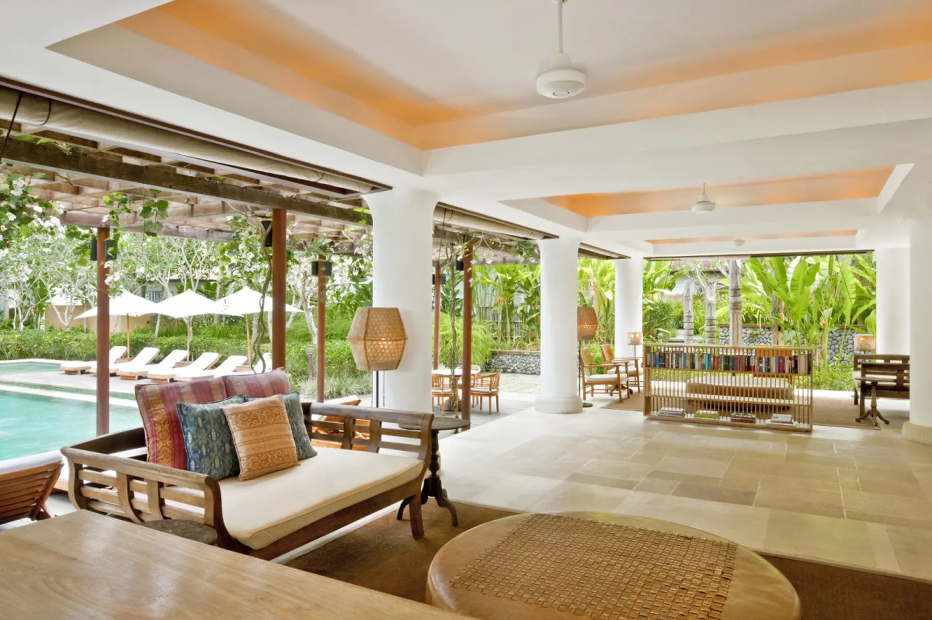 Pool bar på COMO Uma Ubud på Bali