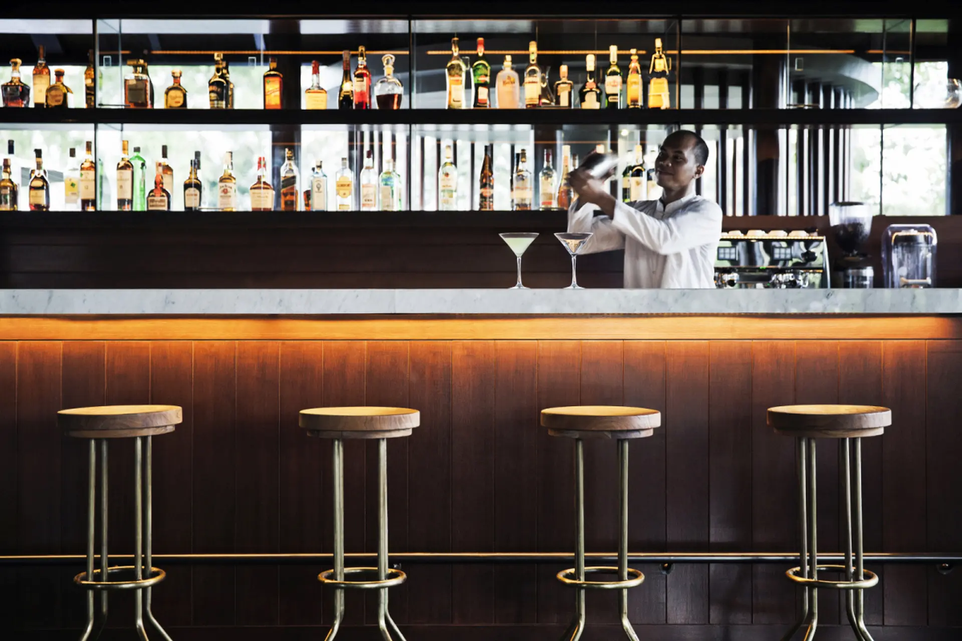 Cucina bar på COMO Uma Ubud på Bali