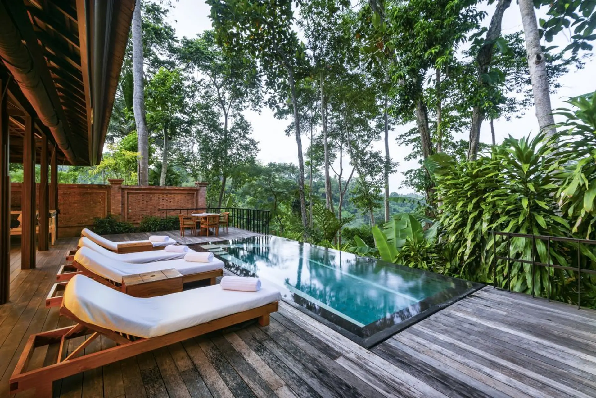 Villa med pool og terrasse på COMO Uma Ubud på Bali