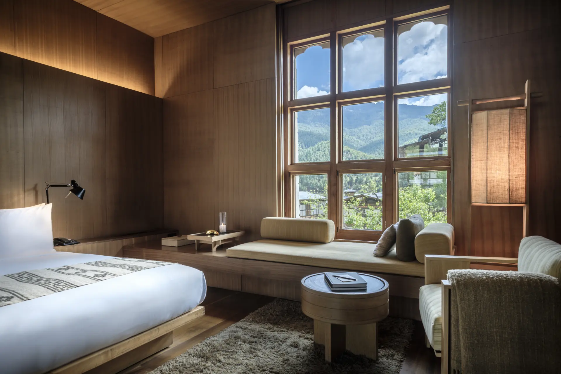 Soveværelse på Amankora Bumthang Lodge, Bhutan