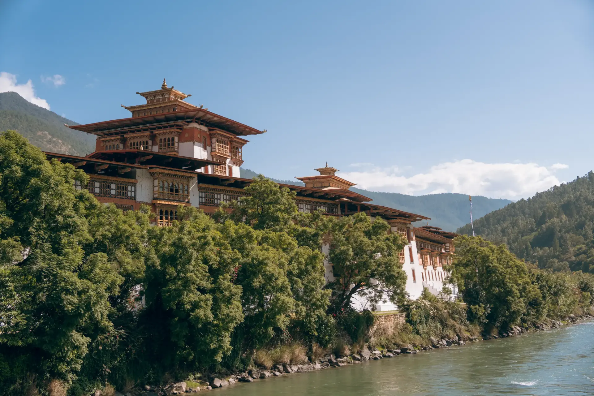 Punakha Dzong er den administrative bygning for Punakha distriktet i Bhutan