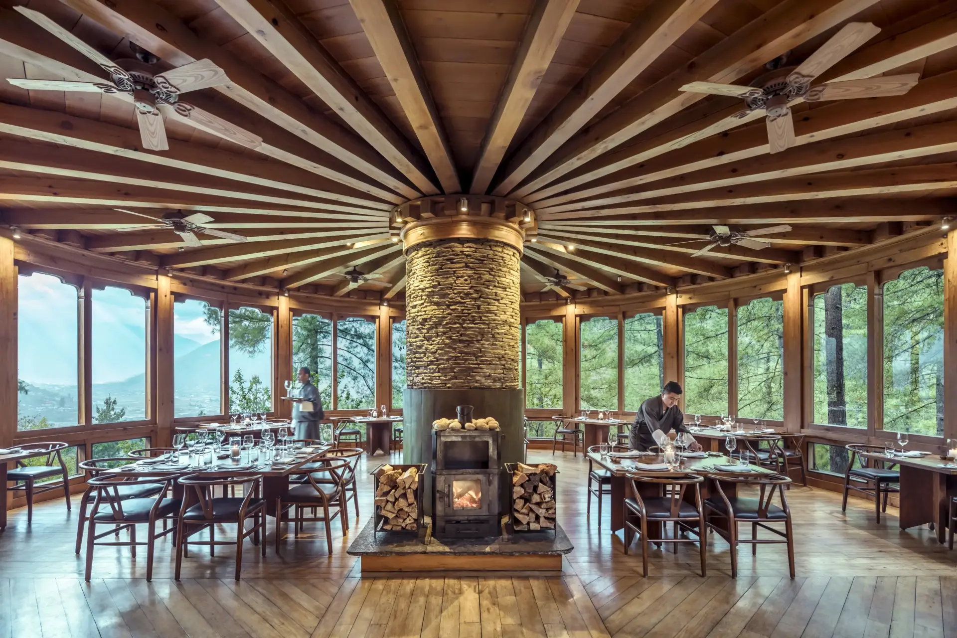 Restauranten Bukhari på COMO Uma Paro, Bhutan