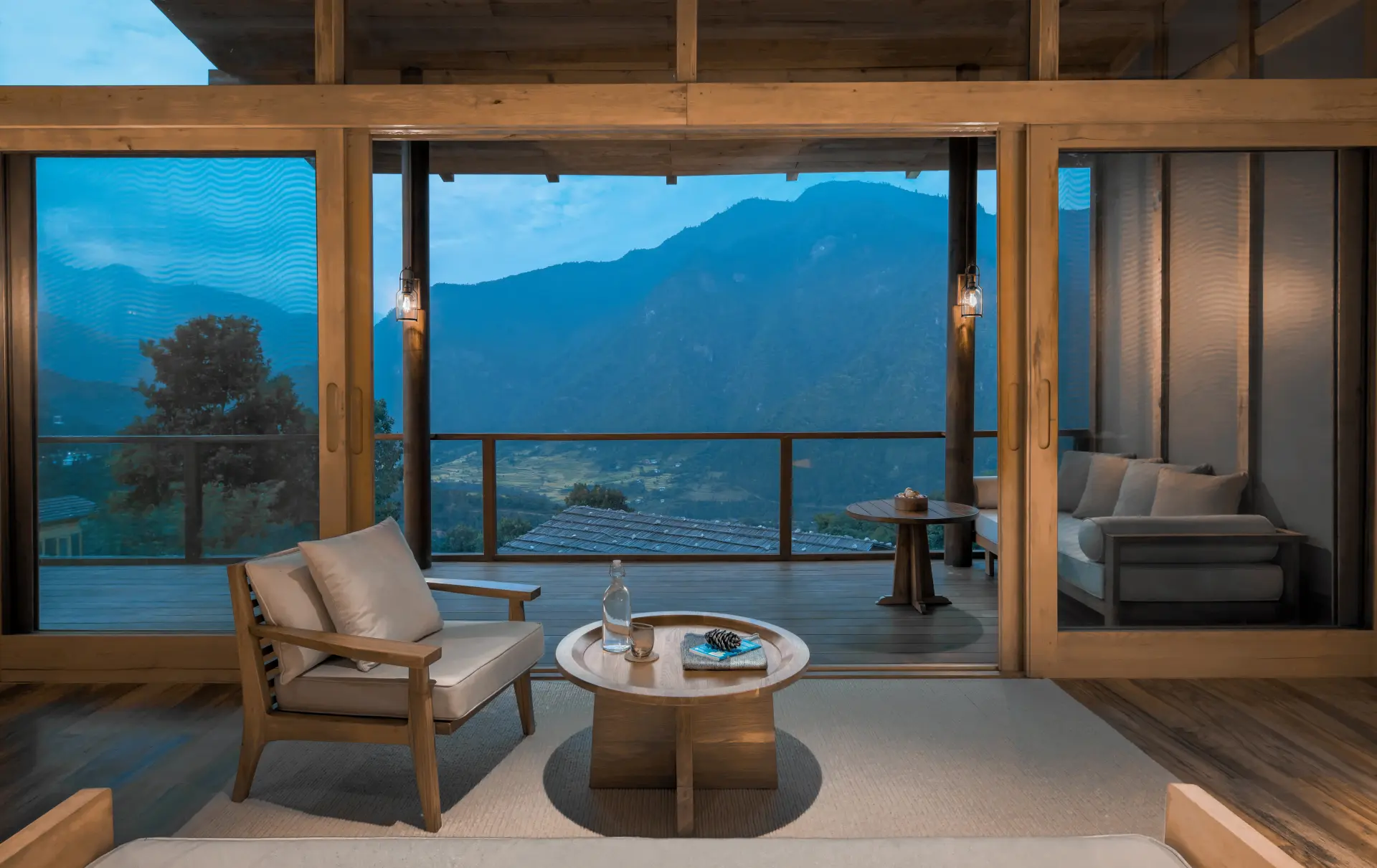 Upper Lodge Suite på Six Senses Punakha, Bhutan