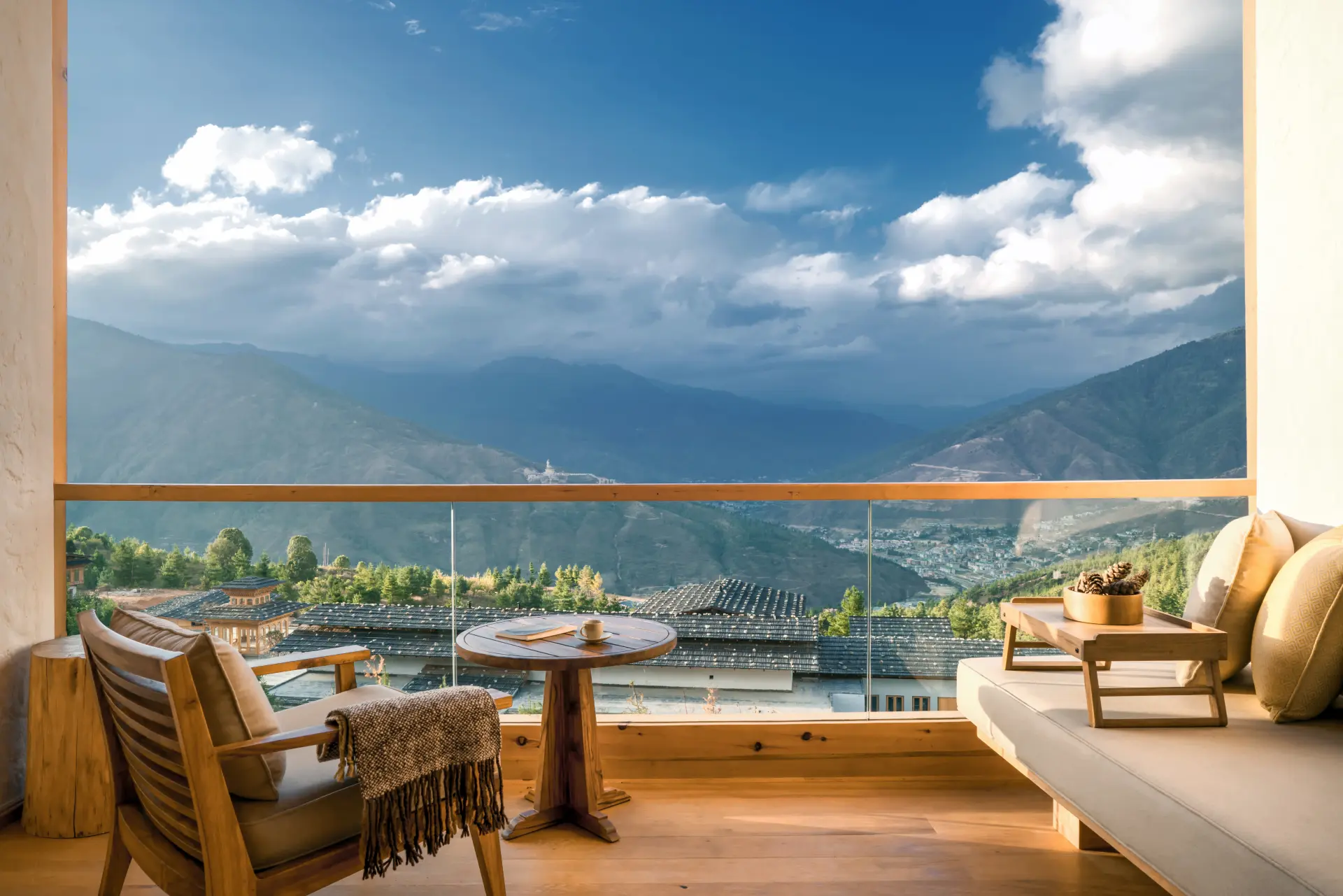 Upper Lodge Suite på Six Senses Thimphu, Bhutan