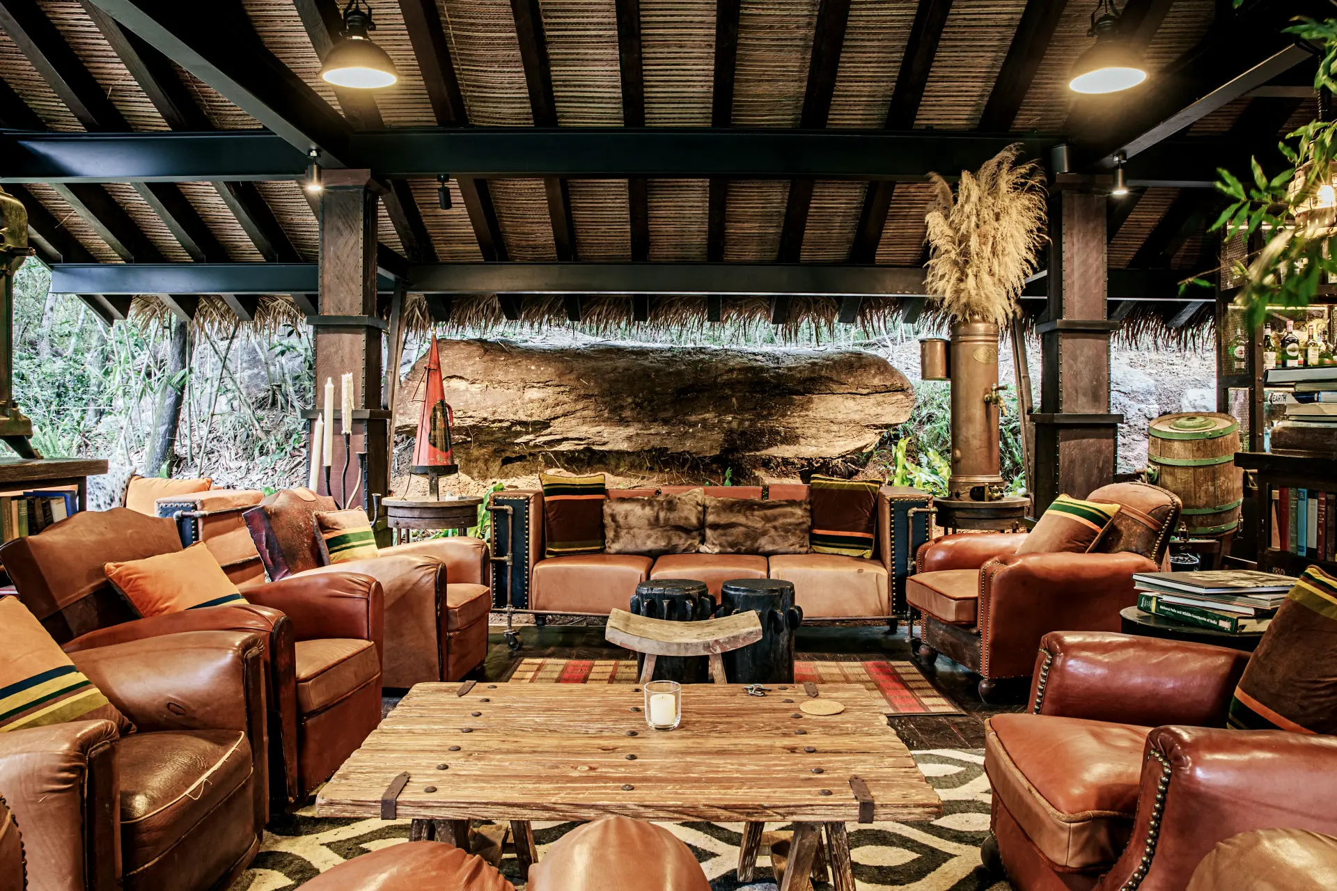 Lounge på Shinta mani Wild i Cambodia