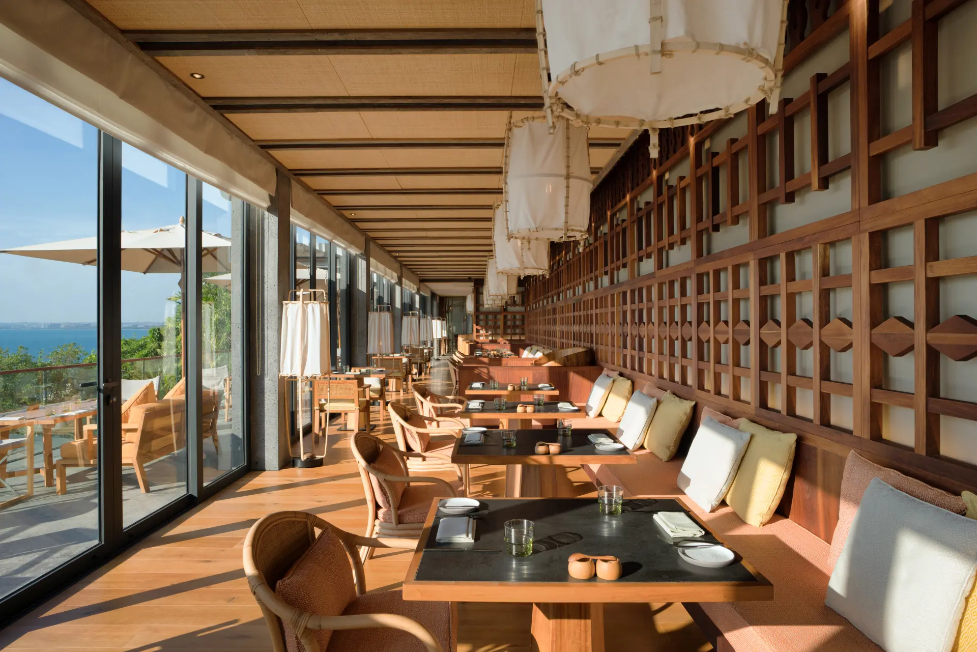 AHA restaurant på Six Senses Krabey Island i Cambodia
