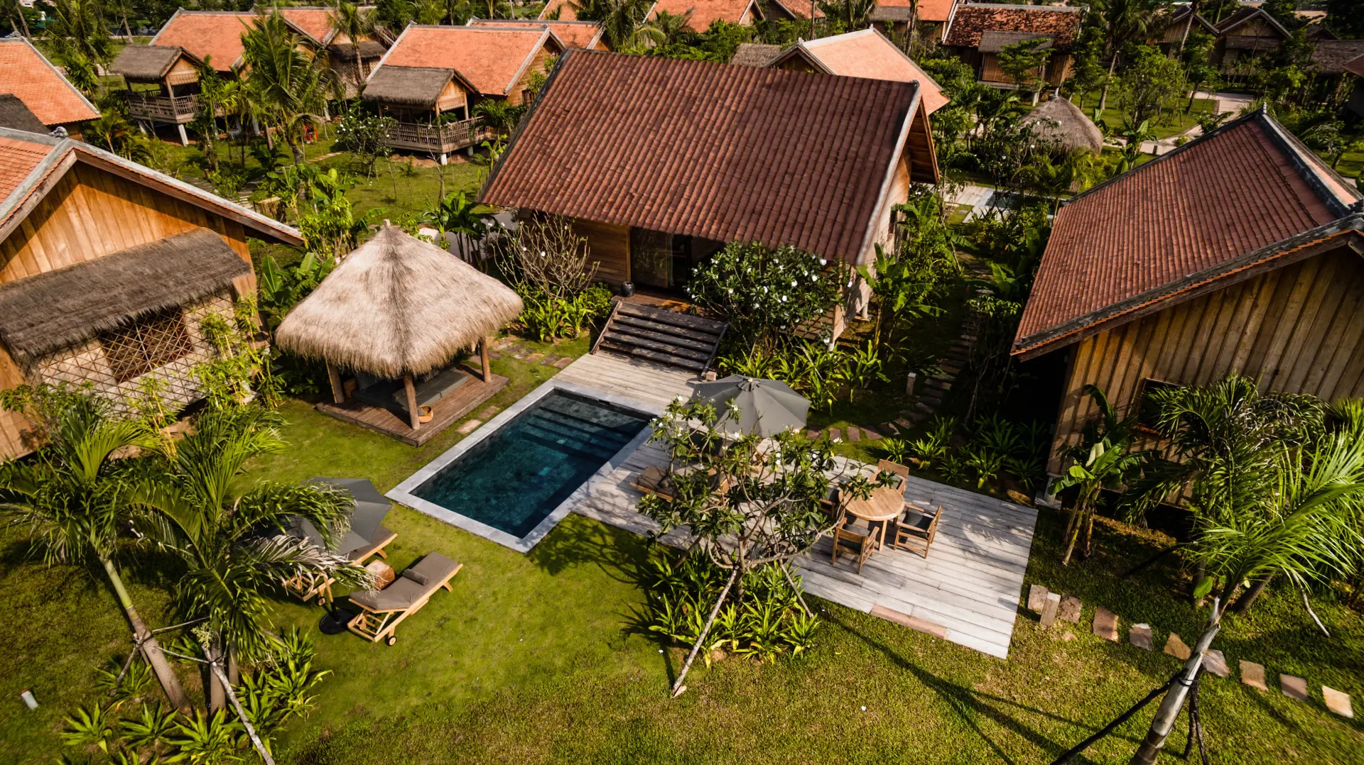 Pool villa på Zannier Phum Baitang i Cambodia