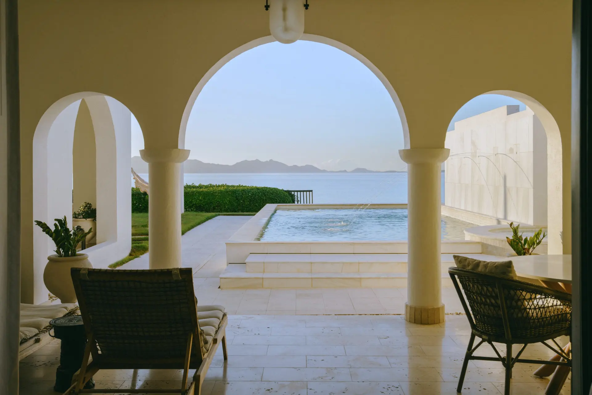 Suite med pool på Cap Juluca, A Belmond Hotel på Anguilla i Caribien