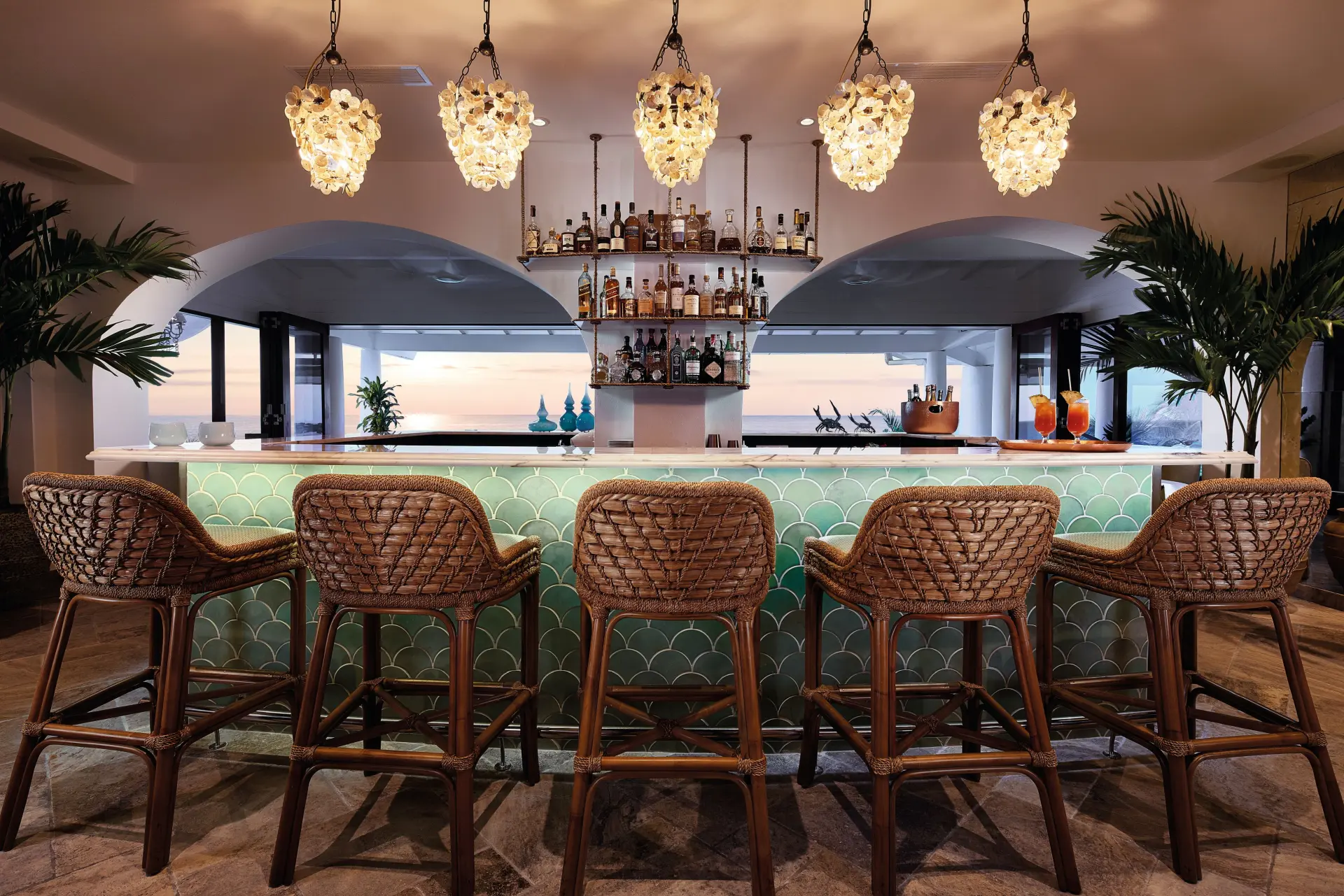 Baren på La Samanna, A Belmond Hotel på St Martin, Caribien