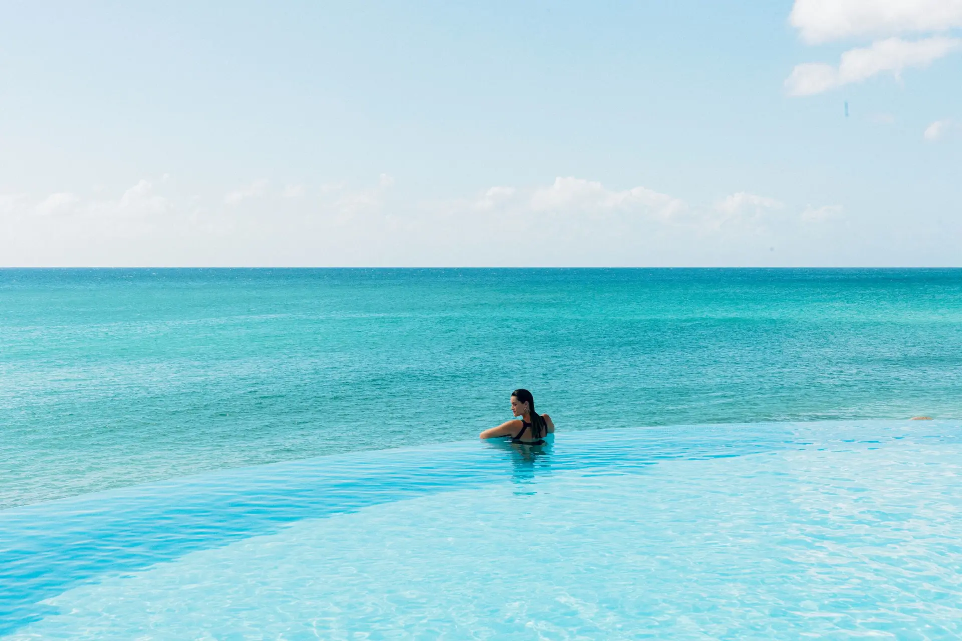 Poolen på La Samanna, A Belmond Hotel på St Martin, Caribien