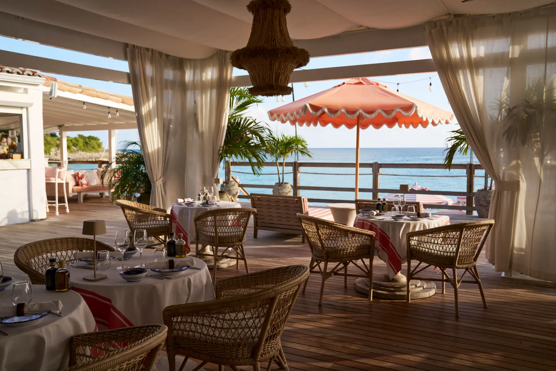 Restaurant Manila på La Samanna, A Belmond Hotel på St Martin, Caribien