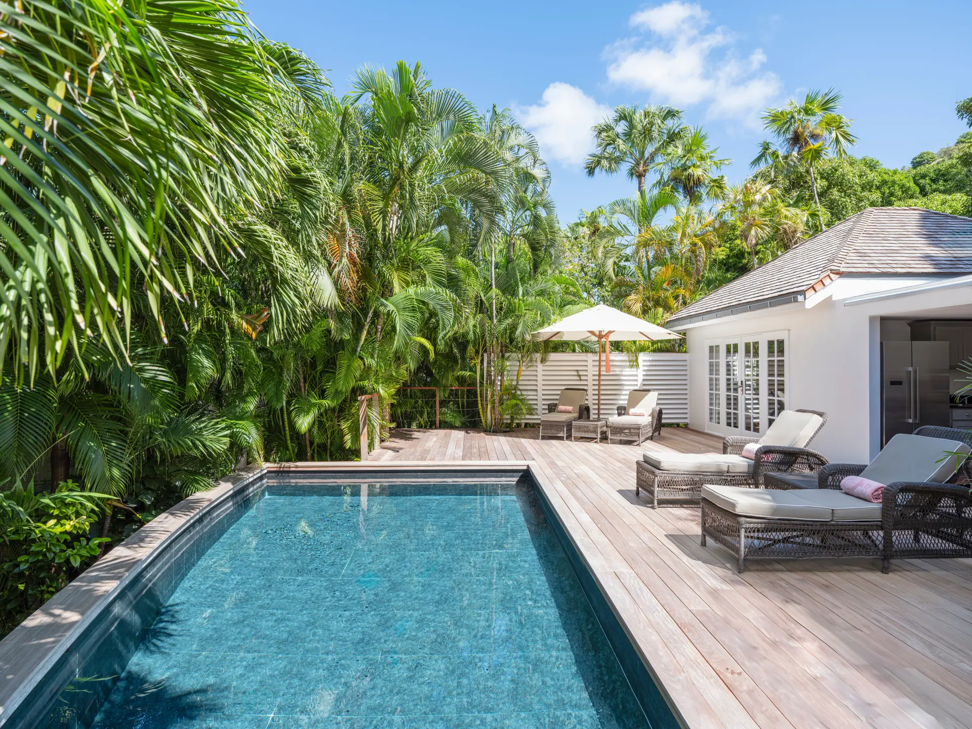 2-vær. Garden Suite med pool på Cheval Blanc-St Barth, Caribien