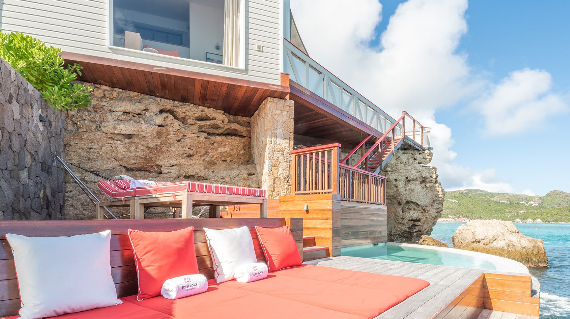 Premium Suite med pool og terrasse på Eden Rock på St. Barth i Caribien