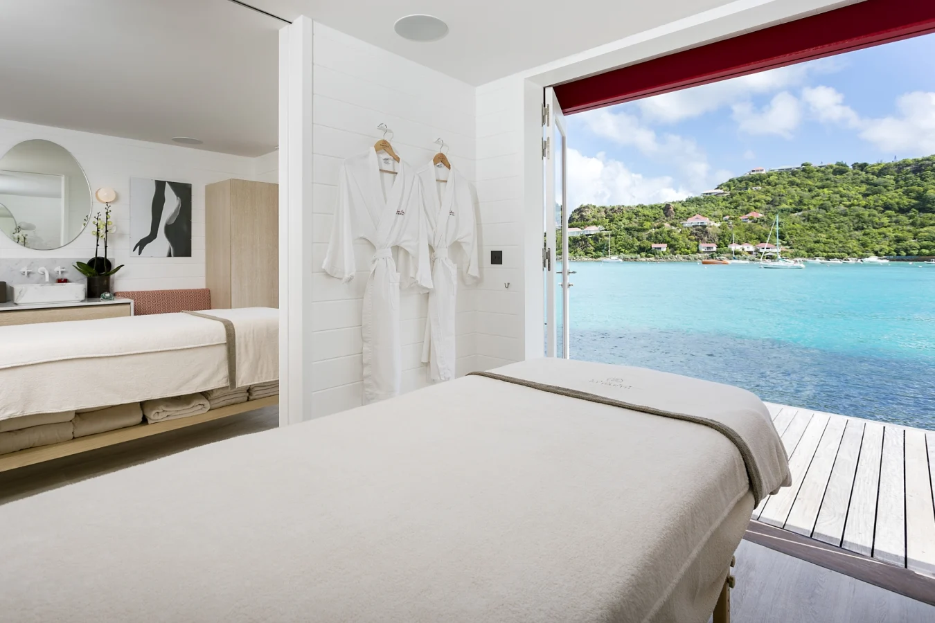 Spaen på Eden Rock på St. Barth i Caribien